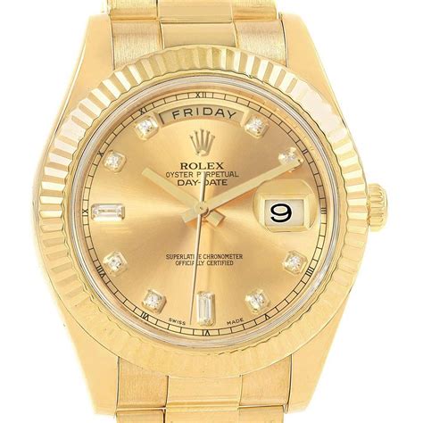 rolex presidential 40mm yellow gold|41 presidential rolex price.